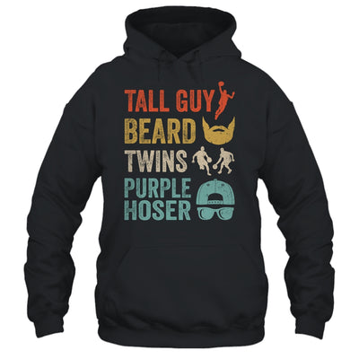 Perfect Dude Tall Guy Beard Twins Purple Hoser Shirt & Hoodie | siriusteestore