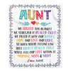 Personalized Aunt Blanket From Nephew Niece We Hugged This Blanket Aunt Birthday Mothers Day Christmas Customized Fleece Blanket | siriusteestore