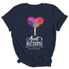 Personalized Aunt Is Blessed With Kids Name Colortree Custom Aunt For Women Mothers Day Birthday Christmas Shirt & Tank Top | siriusteestore