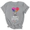 Personalized Aunt Is Blessed With Kids Name Colortree Custom Aunt For Women Mothers Day Birthday Christmas Shirt & Tank Top | siriusteestore