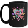 Personalized Aunt Sweethearts Custom With Kids Name Valentines Day Mothers Day Birthday Christmas Mug | siriusteestore