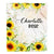 Personalized Baby Blanket With Name Custom For Girls Sunflower Baby Customized Cobijas Para Bebe Niña Daughter Granddaughter Niece Birthday Fleece Blanket | siriusteestore