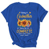 Personalized Being A Godmother Makes My Life Complete Custom With Grandkids Name Mothers Day Birthday Christmas Shirt & Tank Top | siriusteestore