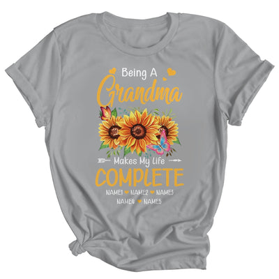 Personalized Being A Grandma Makes My Life Complete Custom Grandkids Name Mothers Day Birthday Christmas Shirt & Tank Top | siriusteestore