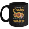 Personalized Being A Grandma Makes My Life Complete Custom Grandkids Name Mothers Day Birthday Christmas Mug | siriusteestore