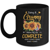 Personalized Being A Granny Makes My Life Complete Custom Grandkids Name Mothers Day Birthday Christmas Mug | siriusteestore