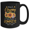 Personalized Being A Granny Makes My Life Complete Custom Grandkids Name Mothers Day Birthday Christmas Mug | siriusteestore