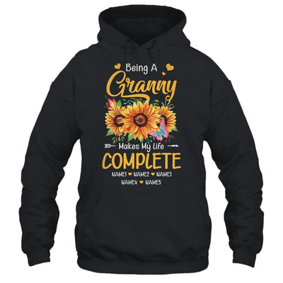 Personalized Being A Granny Makes My Life Complete Custom Grandkids Name Mothers Day Birthday Christmas Shirt & Tank Top | siriusteestore