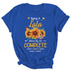Personalized Being A Lala Makes My Life Complete Custom Grandkids Name Mothers Day Birthday Christmas Shirt & Tank Top | siriusteestore
