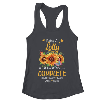 Personalized Being A Lolly Makes My Life Complete Custom Grandkids Name Mothers Day Birthday Christmas