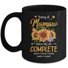 Personalized Being A Mamaw Makes My Life Complete Custom Grandkids Name Mothers Day Birthday Christmas Mug | siriusteestore