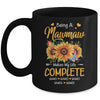 Personalized Being A Mawmaw Makes My Life Complete Custom Grandkids Name Mothers Day Birthday Christmas Mug | siriusteestore