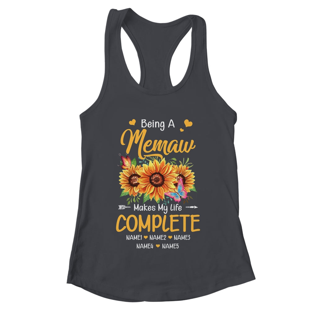 Personalized Being A Memaw Makes My Life Complete Custom Grandkids Name Mothers Day Birthday Christmas