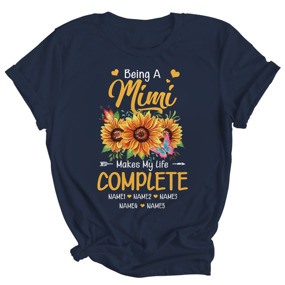 Personalized Being A Mimi Makes My Life Complete Custom Grandkids Name Mothers Day Birthday Christmas Shirt & Tank Top | siriusteestore