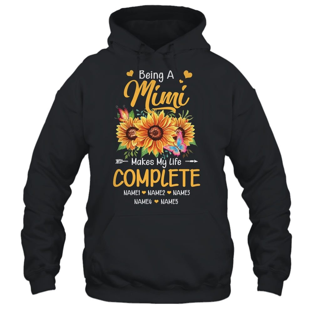 Personalized Being A Mimi Makes My Life Complete Custom Grandkids Name Mothers Day Birthday Christmas Shirt & Tank Top | siriusteestore