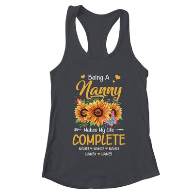 Personalized Being A Nanny Makes My Life Complete Custom Grandkids Name Mothers Day Birthday Christmas