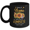 Personalized Being A Nonna Makes My Life Complete Custom Grandkids Name Mothers Day Birthday Christmas Mug | siriusteestore
