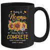 Personalized Being A Nonna Makes My Life Complete Custom Grandkids Name Mothers Day Birthday Christmas Mug | siriusteestore