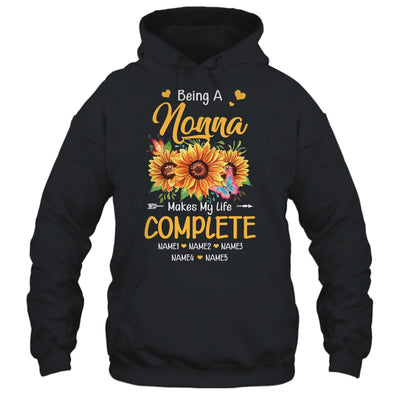 Personalized Being A Nonna Makes My Life Complete Custom Grandkids Name Mothers Day Birthday Christmas Shirt & Tank Top | siriusteestore