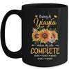 Personalized Being A Yiayia Makes My Life Complete Custom Grandkids Name Mothers Day Birthday Christmas Mug | siriusteestore