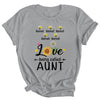 Personalized Being Called Aunt Custom With Kids Name Sunflower Mothers Day Birthday Christmas Shirt & Tank Top | siriusteestore