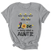 Personalized Being Called Auntie Custom With Kids Name Sunflower Mothers Day Birthday Christmas Shirt & Tank Top | siriusteestore
