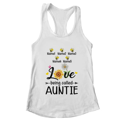 Personalized Being Called Auntie Custom With Kids Name Sunflower Mothers Day Birthday Christmas