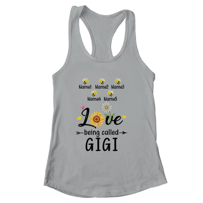 Personalized Being Called Gigi Custom With Grandkids Name Sunflower Mothers Day Birthday Christmas Shirt & Tank Top | siriusteestore