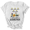 Personalized Being Called Godmother Custom With Kids Name Sunflower Mothers Day Birthday Christmas Shirt & Tank Top | siriusteestore
