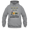 Personalized Being Called Godmother Custom With Kids Name Sunflower Mothers Day Birthday Christmas Shirt & Tank Top | siriusteestore