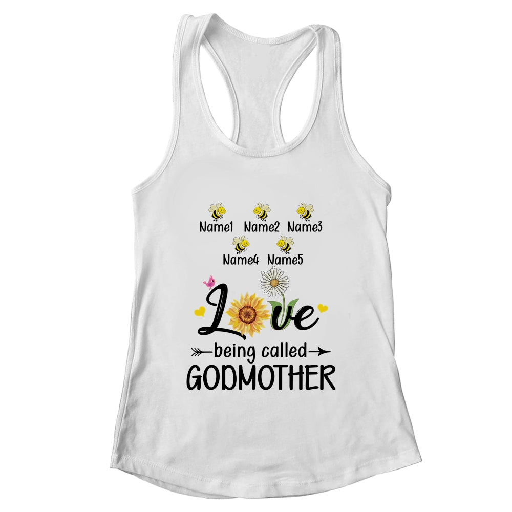 Personalized Being Called Godmother Custom With Kids Name Sunflower Mothers Day Birthday Christmas