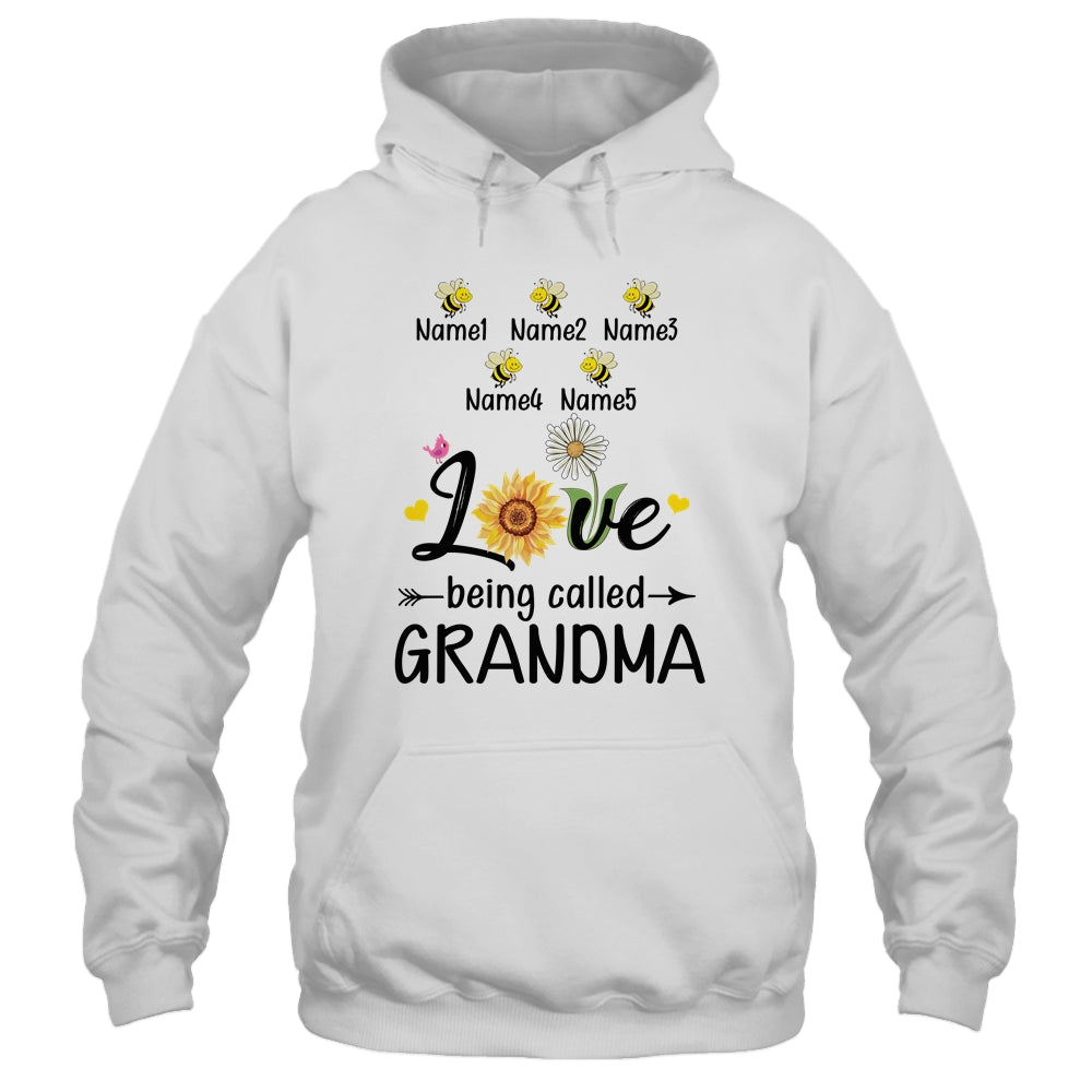 Personalized Being Called Grandma Custom With Grandkids Name Sunflower Mothers Day Birthday Christmas Shirt & Tank Top | siriusteestore