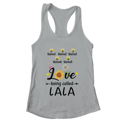 Personalized Being Called Lala Custom With Grandkids Name Sunflower Mothers Day Birthday Christmas