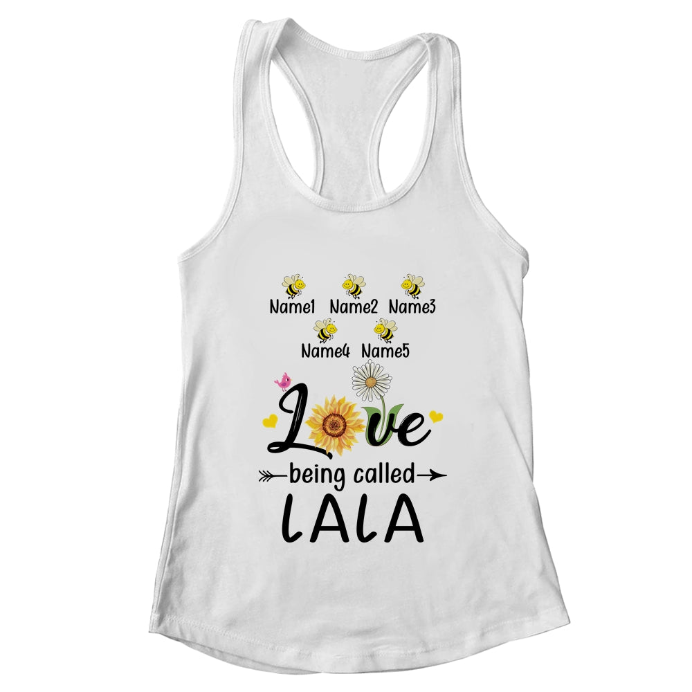 Personalized Being Called Lala Custom With Grandkids Name Sunflower Mothers Day Birthday Christmas