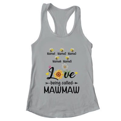 Personalized Being Called Mawmaw Custom With Grandkids Name Sunflower Mothers Day Birthday Christmas