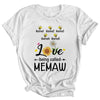 Personalized Being Called Memaw Custom With Grandkids Name Sunflower Mothers Day Birthday Christmas Shirt & Tank Top | siriusteestore