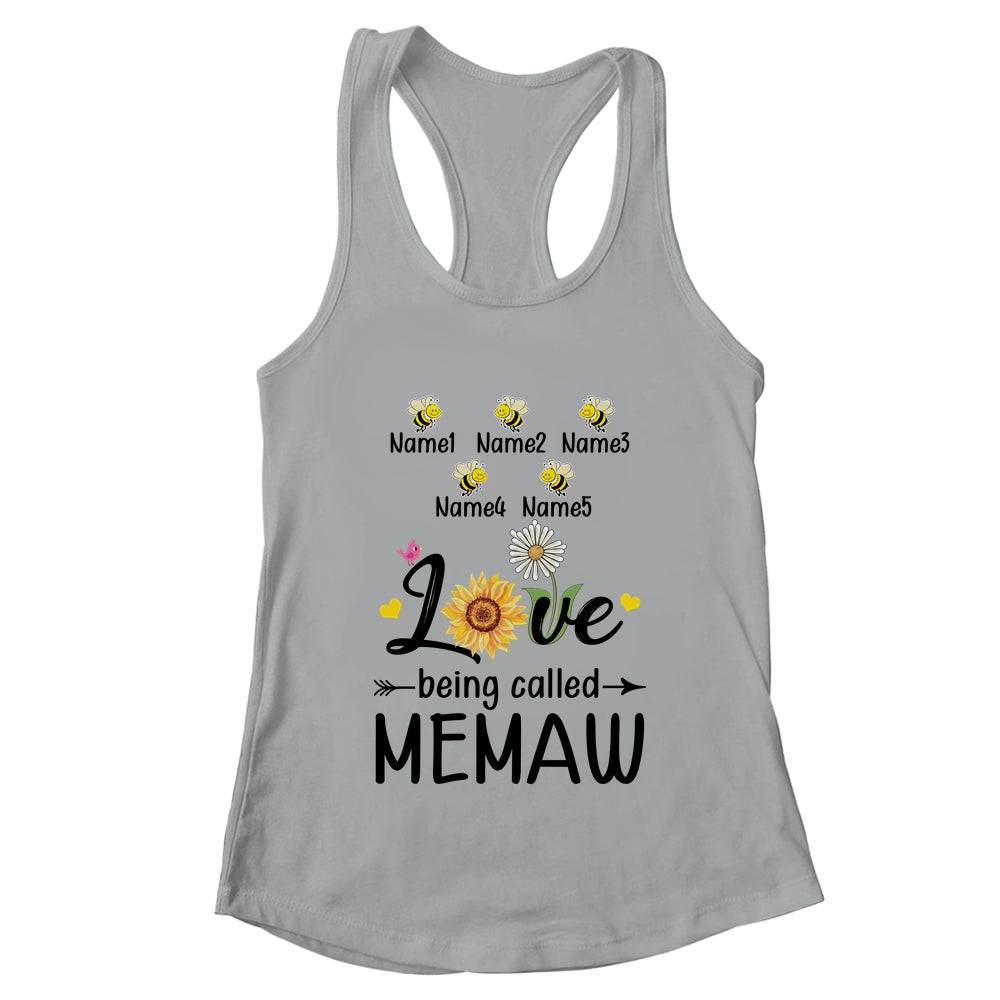 Personalized Being Called Memaw Custom With Grandkids Name Sunflower Mothers Day Birthday Christmas