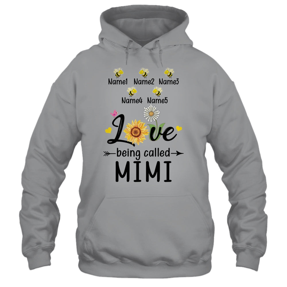 Personalized Being Called Mimi Custom With Grandkids Name Sunflower Mothers Day Birthday Christmas Shirt & Tank Top | siriusteestore