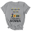 Personalized Being Called Nonna Custom With Grandkids Name Sunflower Mothers Day Birthday Christmas Shirt & Tank Top | siriusteestore