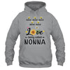 Personalized Being Called Nonna Custom With Grandkids Name Sunflower Mothers Day Birthday Christmas Shirt & Tank Top | siriusteestore