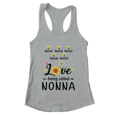 Personalized Being Called Nonna Custom With Grandkids Name Sunflower Mothers Day Birthday Christmas