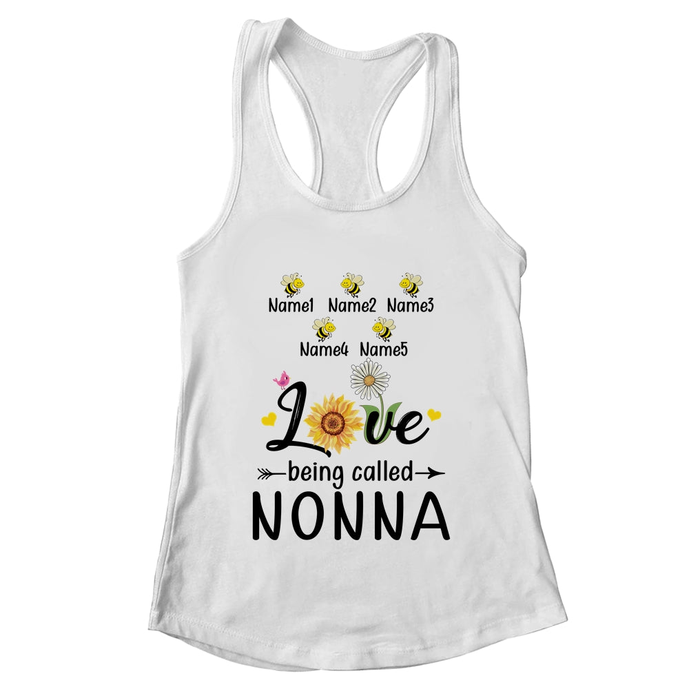 Personalized Being Called Nonna Custom With Grandkids Name Sunflower Mothers Day Birthday Christmas