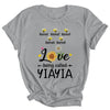 Personalized Being Called Yiayia Custom With Grandkids Name Sunflower Mothers Day Birthday Christmas Shirt & Tank Top | siriusteestore