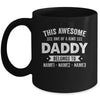 Personalized Custom Kids Name This Awesome Daddy Belongs To Kids Custom Daddy With Kid's Name For Men Fathers Day Birthday Christmas Mug | siriusteestore