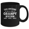Personalized Custom Kids Name This Awesome Grampy Belongs To Kids Custom Grampy With Kid's Name For Men Fathers Day Birthday Christmas Mug | siriusteestore
