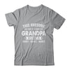 Personalized Custom Kids Name This Awesome Grandpa Belongs To Kids Custom Grandpa With Kid's Name For Men Fathers Day Birthday Christmas Shirt & Hoodie | siriusteestore
