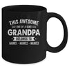 Personalized Custom Kids Name This Awesome Grandpa Belongs To Kids Custom Grandpa With Kid's Name For Men Fathers Day Birthday Christmas Mug | siriusteestore