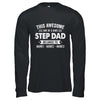Personalized Custom Kids Name This Awesome StepDad Belongs To Kids Custom Stepfather With Kid's Name For Men Fathers Day Birthday Christmas Shirt & Hoodie | siriusteestore