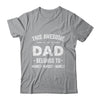 Personalized Dad Custom Kids Name This Awesome Dad Belongs To Dad Fathers Day Birthday Christmas Shirt & Hoodie | siriusteestore