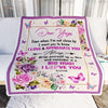 Personalized Dear Yaya Blanket From Kids It A Big Hug Butterfly Rose Yaya Birthday Mothers Day Thanksgiving Christmas Customized Fleece Throw Blanket | siriusteestore